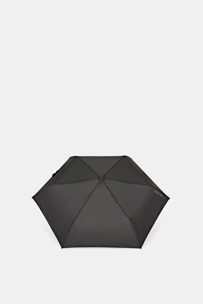 Černý skládací deštník Easymatic slimline, BLACK, detail image number 1