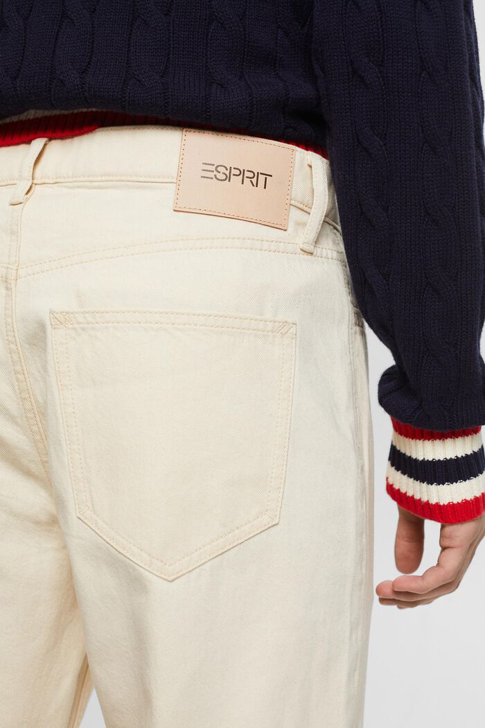Rovné zužující se džíny se středně vysokým pasem, OFF WHITE, detail image number 3