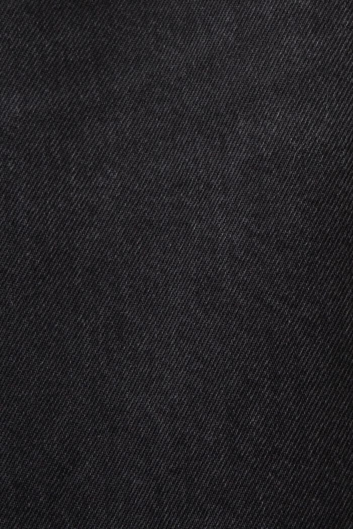 Bootcut džíny se středně vysokým pasem, BLACK DARK WASHED, detail image number 5