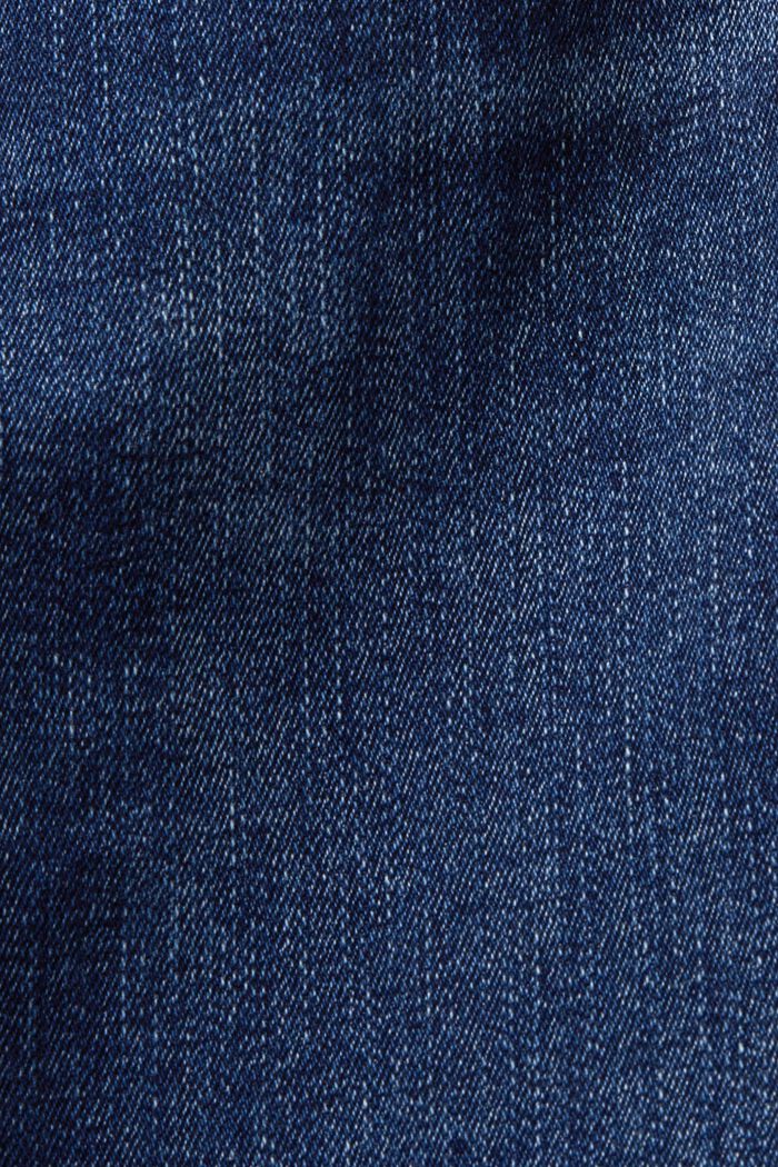 Úzké skinny džíny, recyklovaná strečová bavlna, BLUE LIGHT WASHED, detail image number 6