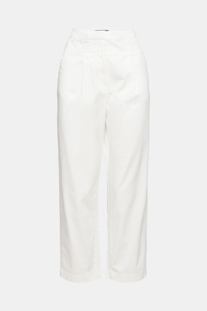 Kalhoty s vysokým pasem, WHITE, overview