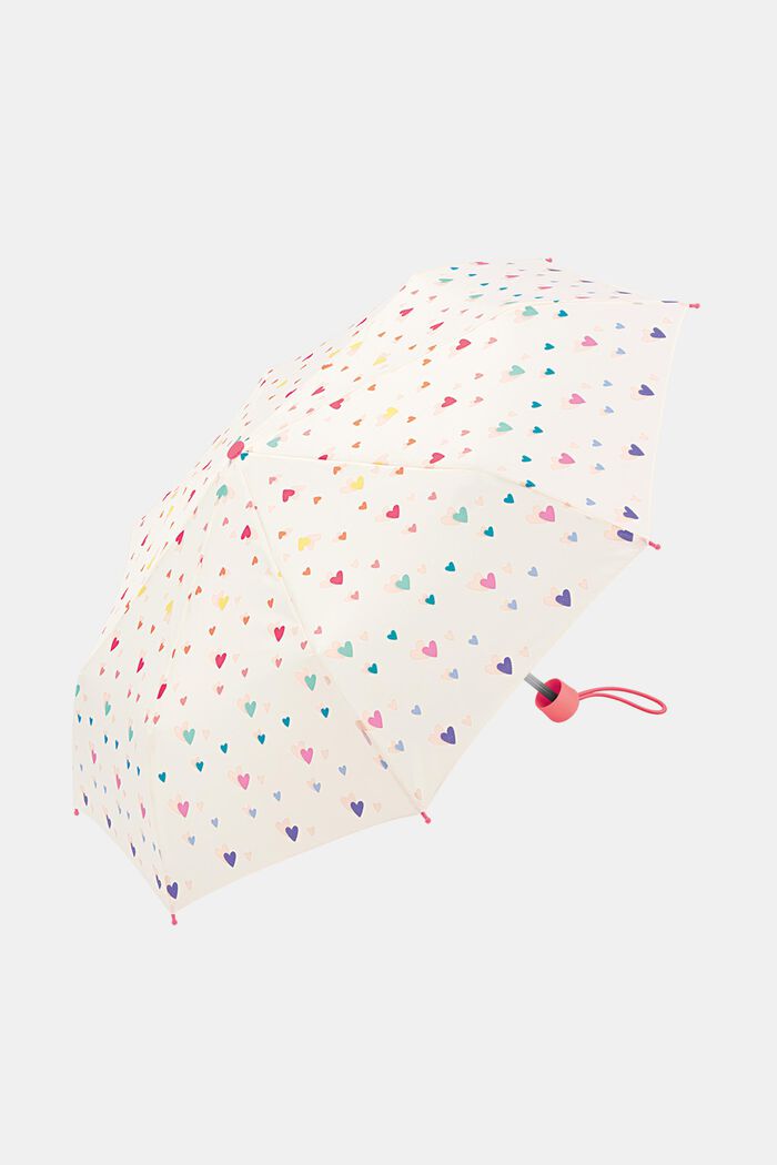 Dětský mini deštník s cukrátkovými srdíčky, ONE COLOR, detail image number 0