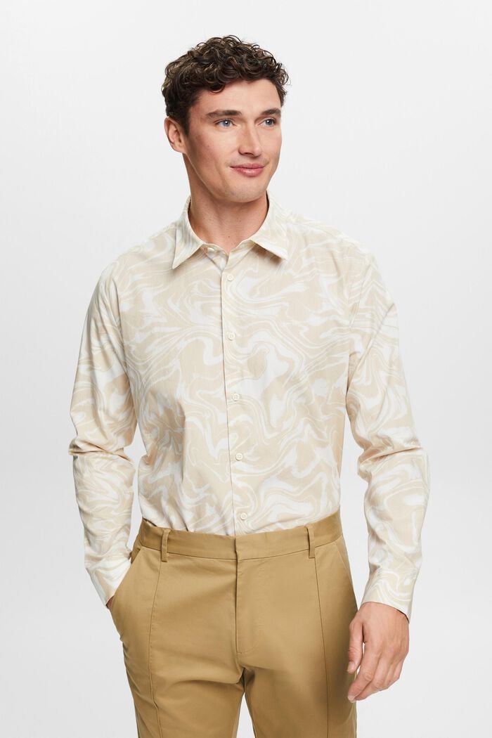 Tričko s vlnkovitým retro potiskem, OFF WHITE, detail image number 0