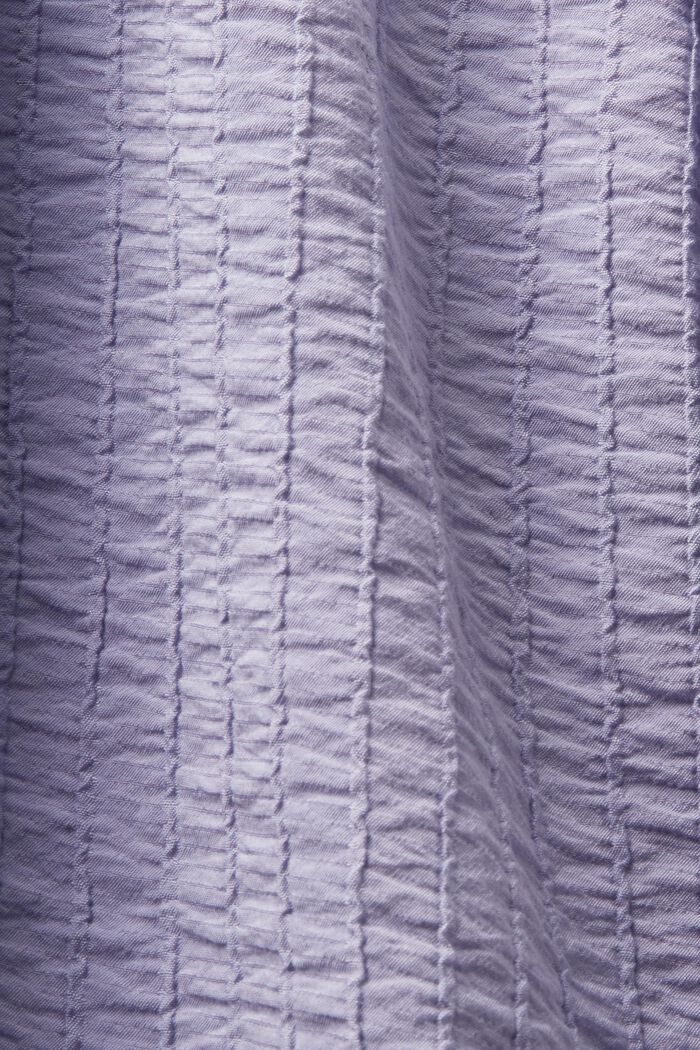 Texturovaná halenka s dlouhým rukávem, LIGHT BLUE LAVENDER, detail image number 4