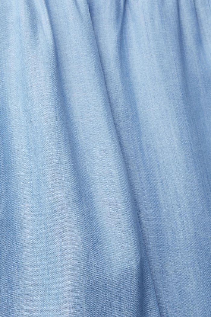 Z materiálu TENCEL™: šortky v denimovém vzhledu, BLUE LIGHT WASHED, detail image number 4
