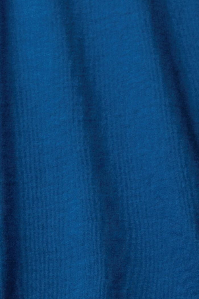 Henley tričko s dlouhým rukávem, PETROL BLUE, detail image number 1