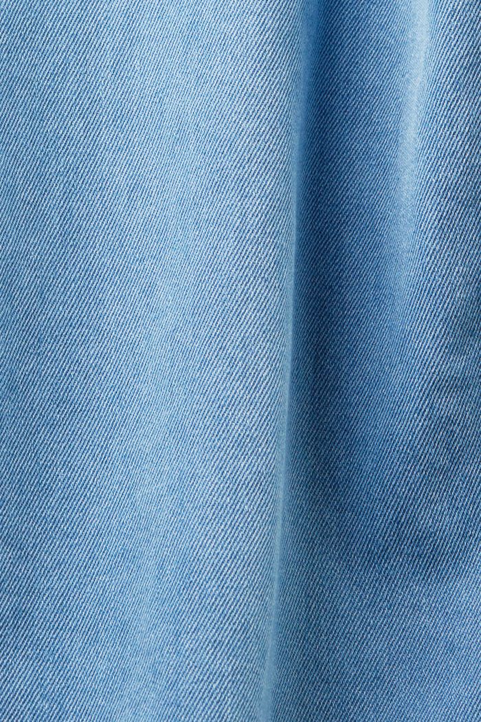 Džínová košile s nakládanou kapsou, BLUE LIGHT WASHED, detail image number 6