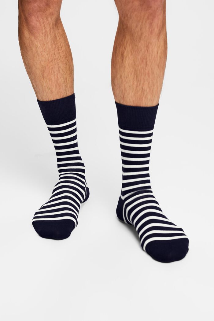 Ponožky z hrubé pleteniny, 2 páry, SPACE BLUE, detail image number 1