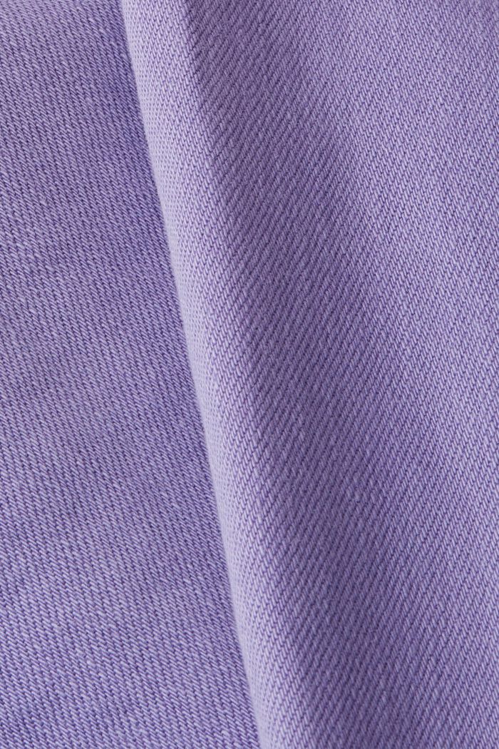 Zkrácené kalhoty s roztřepenými lemy, PURPLE, detail image number 5
