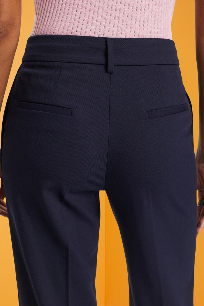 Zkrácené keprové kalhoty, NAVY, detail image number 4