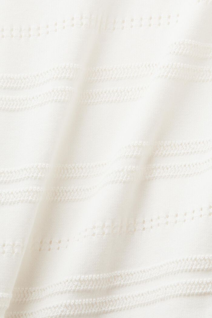 Kardigan z volné pleteniny, špičatý výstřih, OFF WHITE, detail image number 5