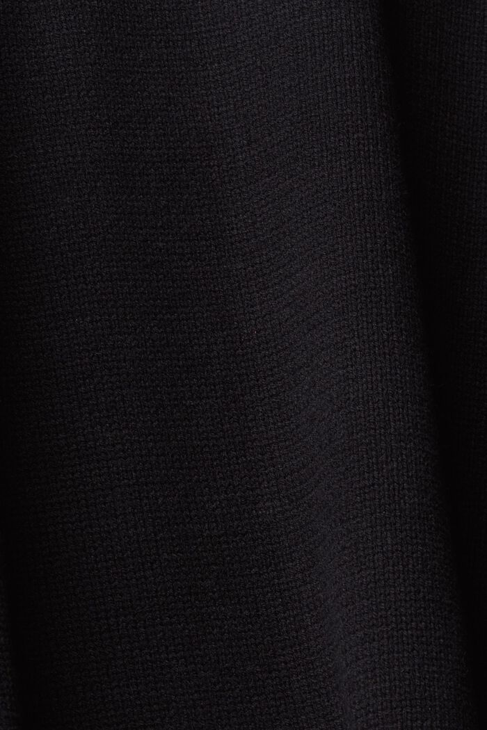 Žakárový pulovr, BLACK, detail image number 5
