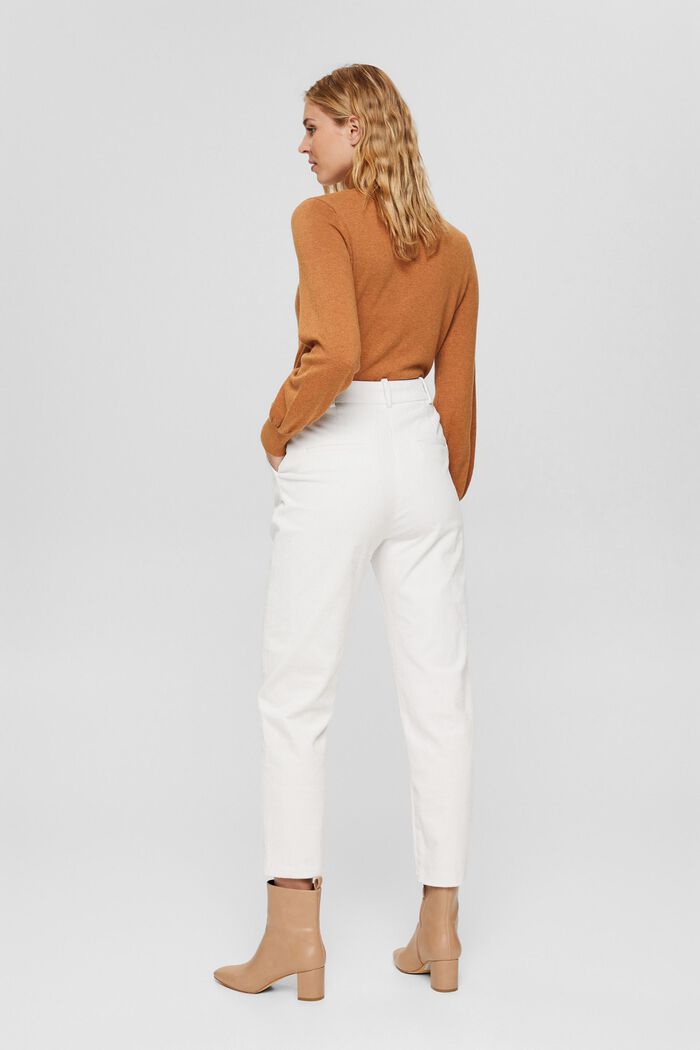 Manšestrové kalhoty s kalhotovým rozparkem na knoflíky, ze 100% bavlny, ICE, detail image number 3