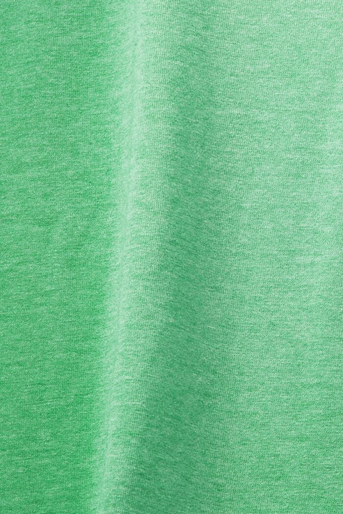 Melírované tričko s kulatým výstřihem, CITRUS GREEN, detail image number 5