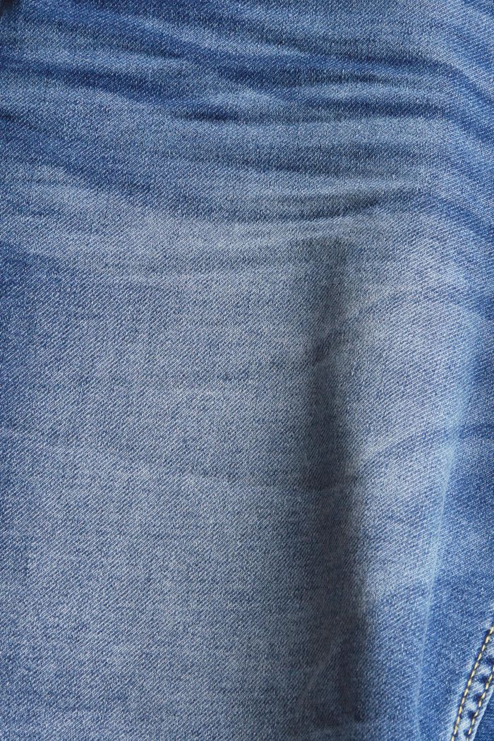 Krátké džínové šortky se stahovací šňůrkou, BLUE LIGHT WASHED, detail image number 4