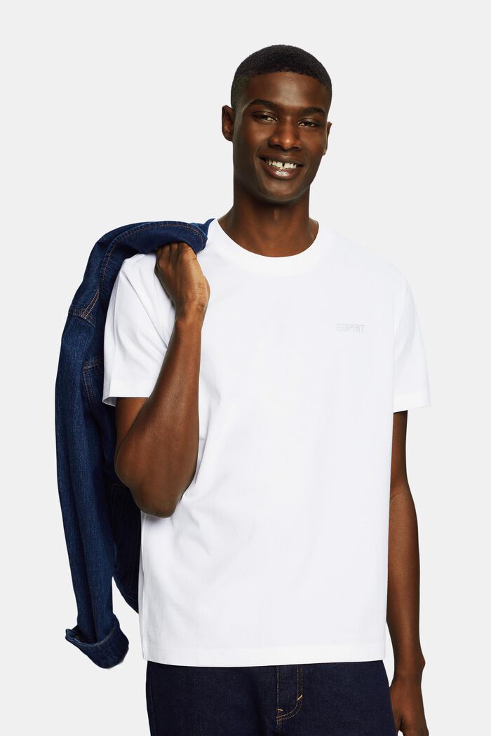 Unisex tričko s logem, WHITE, detail image number 0
