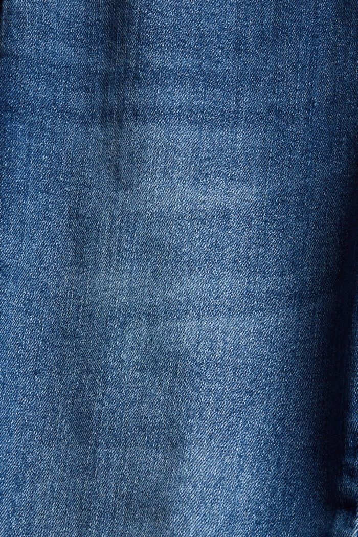 Džíny s dvojitým knoflíkem, bio bavlna, BLUE MEDIUM WASHED, detail image number 1