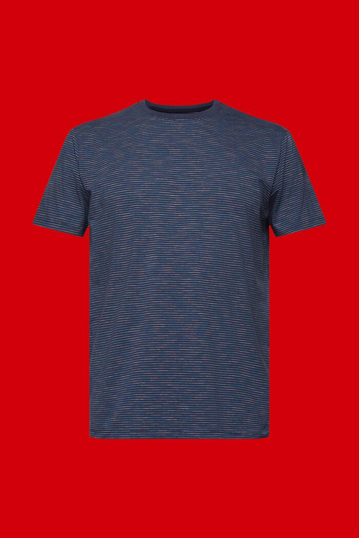 Jemně proužkované tričko, NAVY, detail image number 5