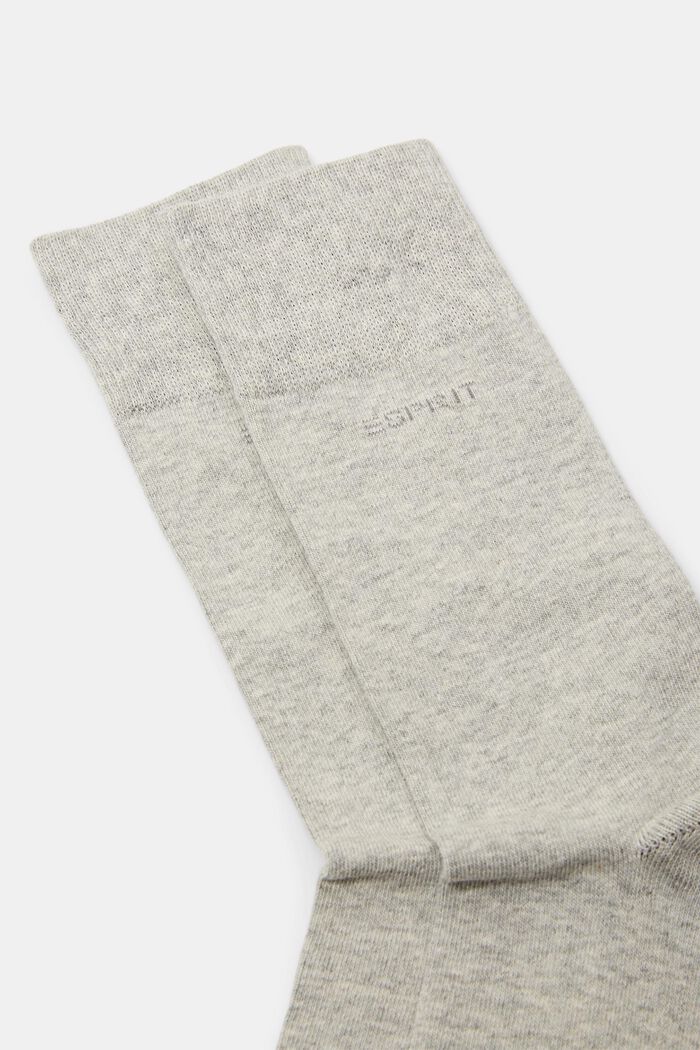 2 páry ponožek, bio bavlna, STORM GREY, detail image number 2