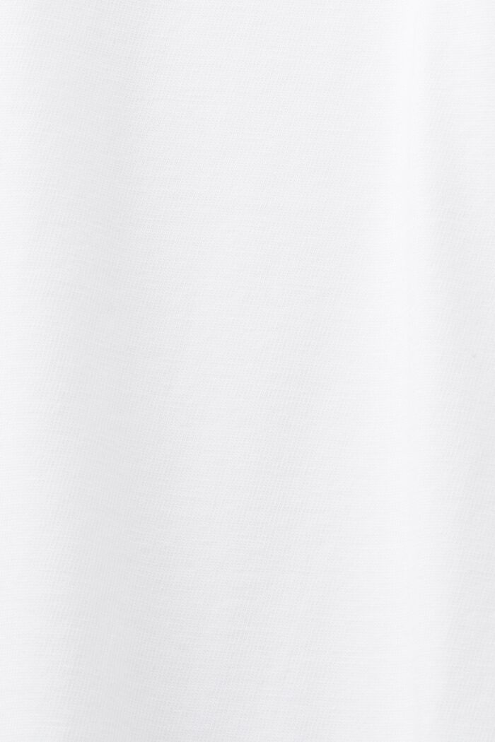 Potištěné tričko z bavlny pima, WHITE, detail image number 5