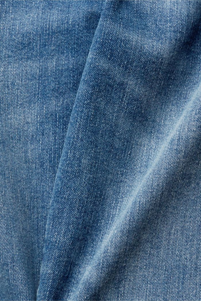 Slim džíny se střední výškou pasu, BLUE MEDIUM WASHED, detail image number 4