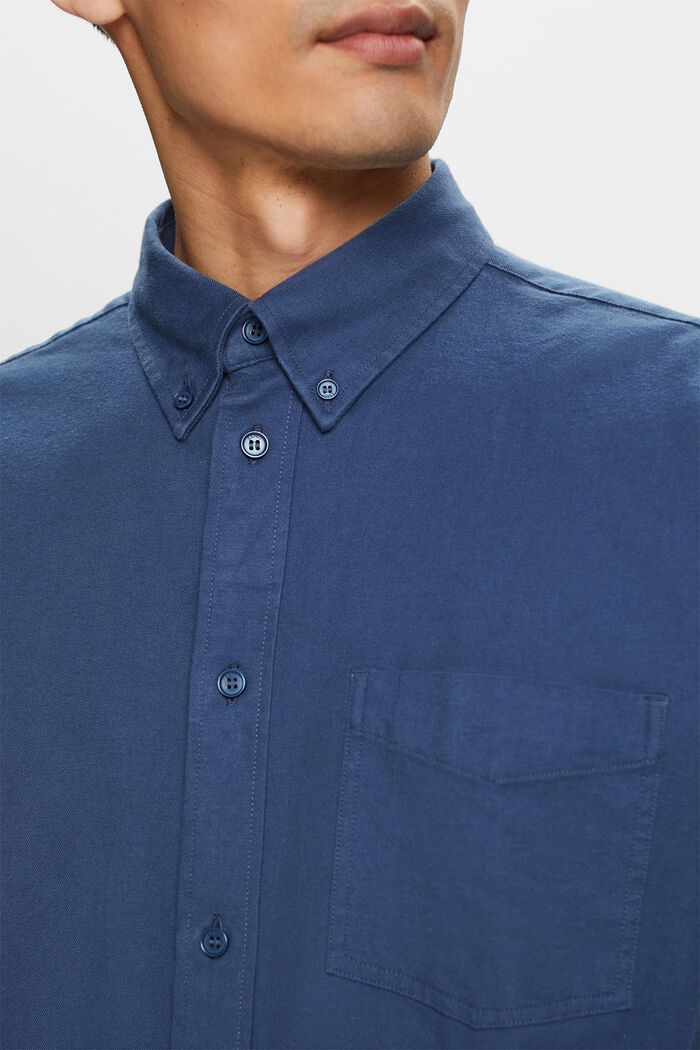 Keprová košile se střihem Regular Fit, GREY BLUE, detail image number 1
