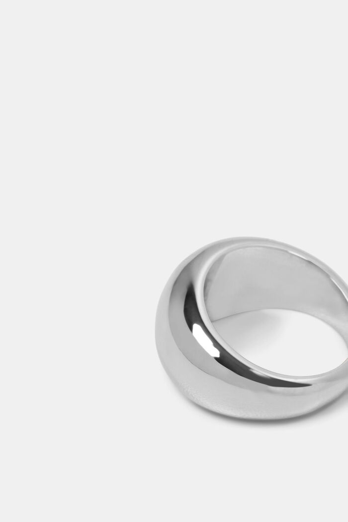 Asymetrický robustní prsten, SILVER, detail image number 1