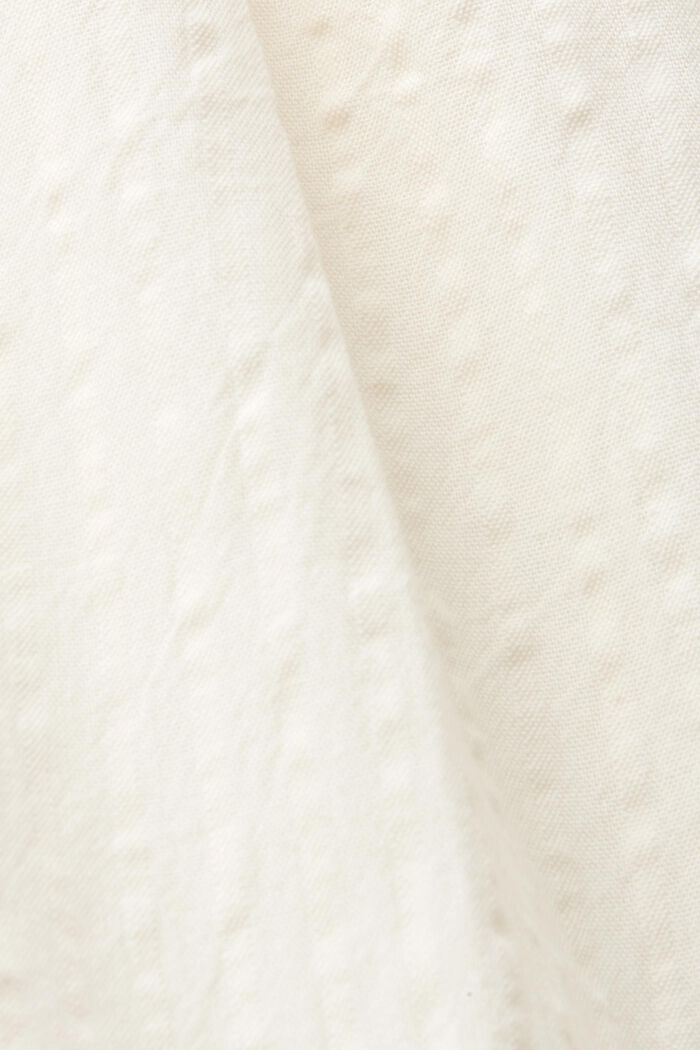 Stupňovité maxi šaty s knoflíky na předním dílu, WHITE, detail image number 5