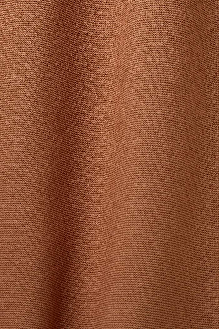 Pletené mini šaty, CAMEL, detail image number 5