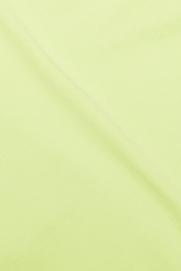 Unisex tričko s logem, z bavlněného žerzeje, BRIGHT YELLOW, detail image number 5
