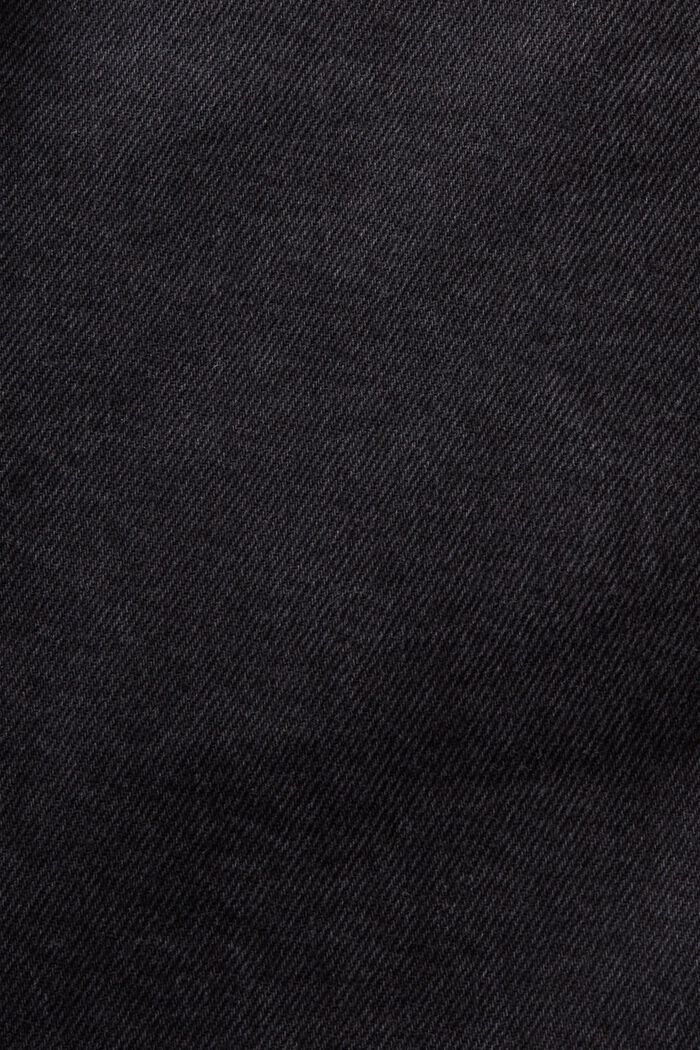 Klasické zužující se džíny, BLACK DARK WASHED, detail image number 5