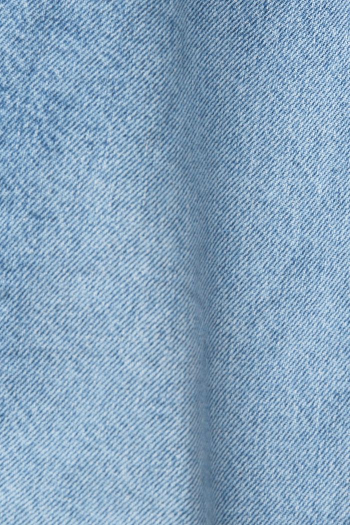 Denimové mini šaty s laclem, BLUE MEDIUM WASHED, detail image number 6