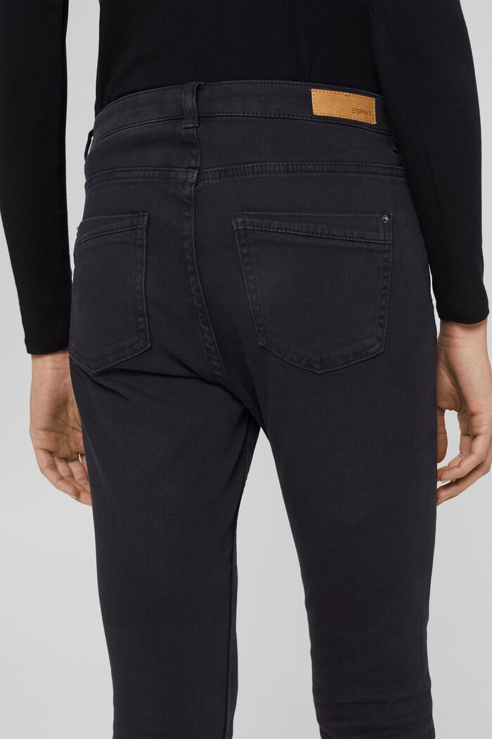 Strečové kalhoty s detaily v podobě zipů, NAVY, detail image number 0
