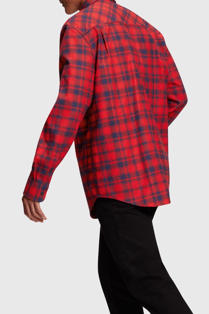 Kostkovaná flanelová košile, RED, detail image number 1