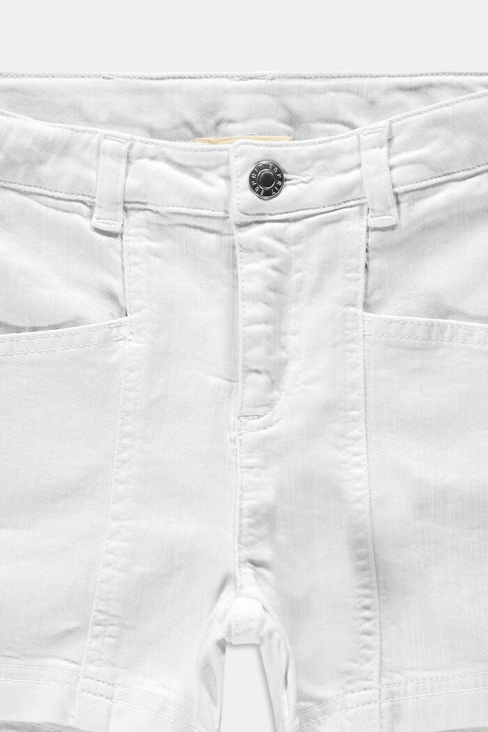 Shorts denim, WHITE, detail image number 2