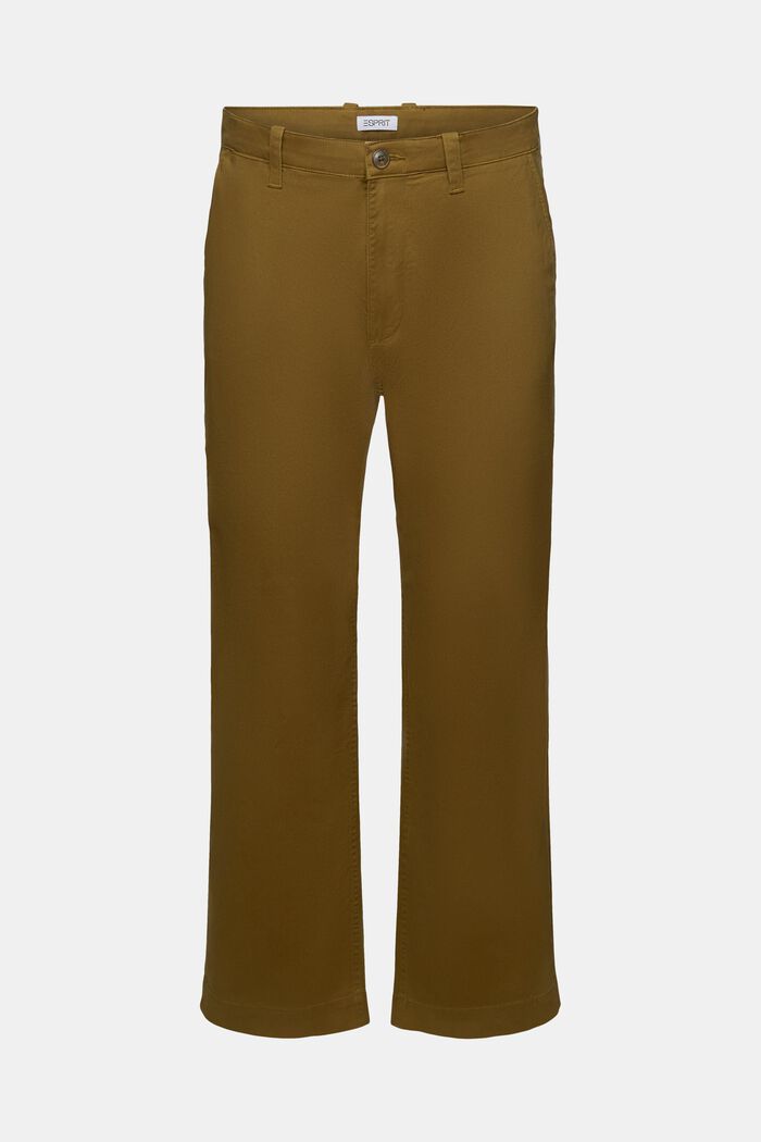 Vintage kalhoty chino s rovným střihem, KHAKI GREEN, detail image number 6