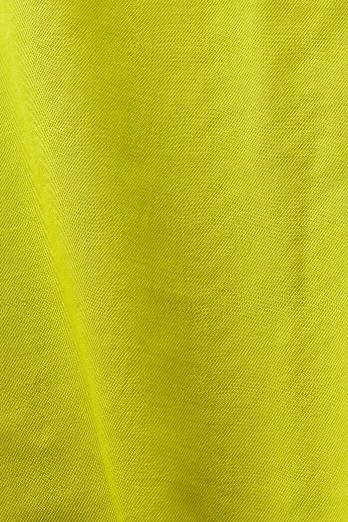 Oversize košilové midi šaty, LEAF GREEN, detail image number 4