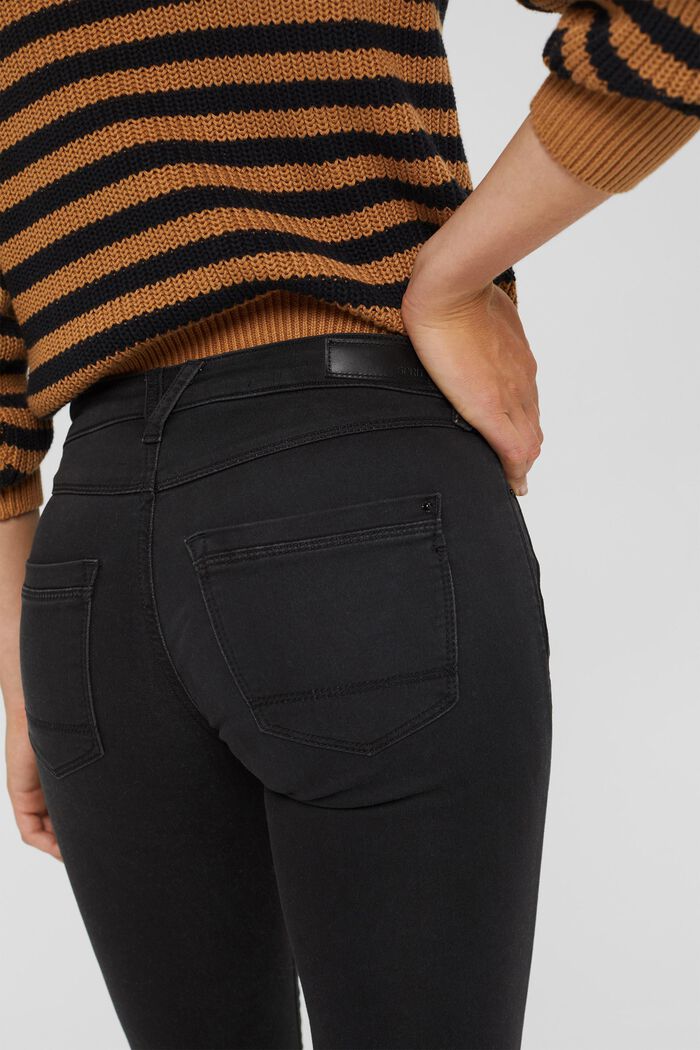 Černé džíny z pohodlnému joggingového materiálu, BLACK DARK WASHED, detail image number 5