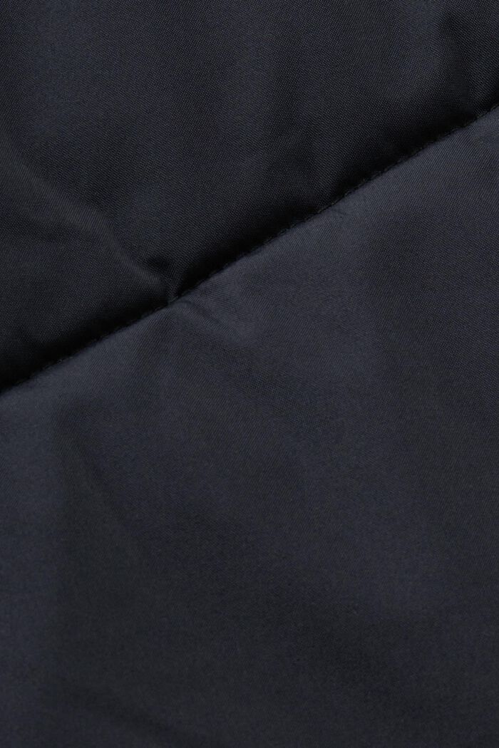 Prošívaná péřová bunda s kapucí, BLACK, detail image number 7