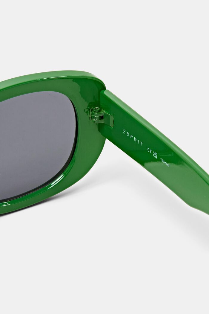 Sluneční brýle s hranatou obrubou, GREEN, detail image number 3