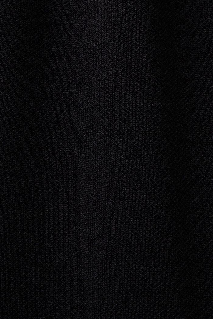 Plisované tričkové minišaty, BLACK, detail image number 5