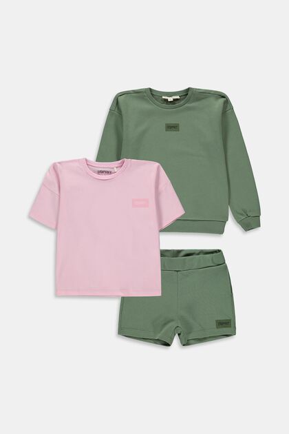Kombinovaná sada: mikina, tričko a šortky