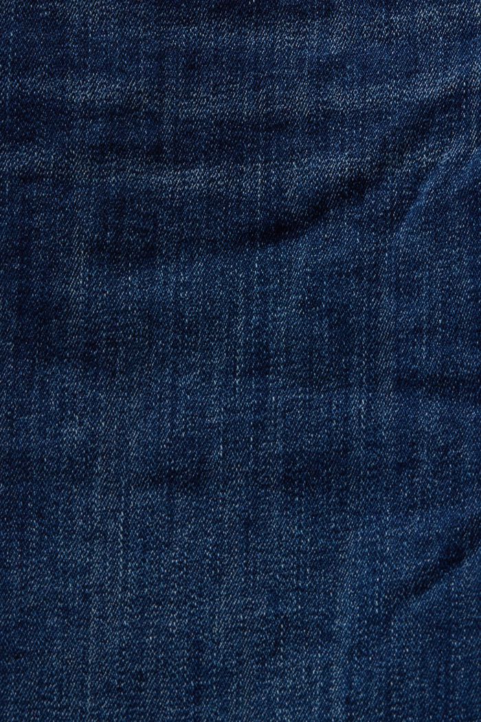 Džínové šortky se strečem, BLUE DARK WASHED, detail image number 6