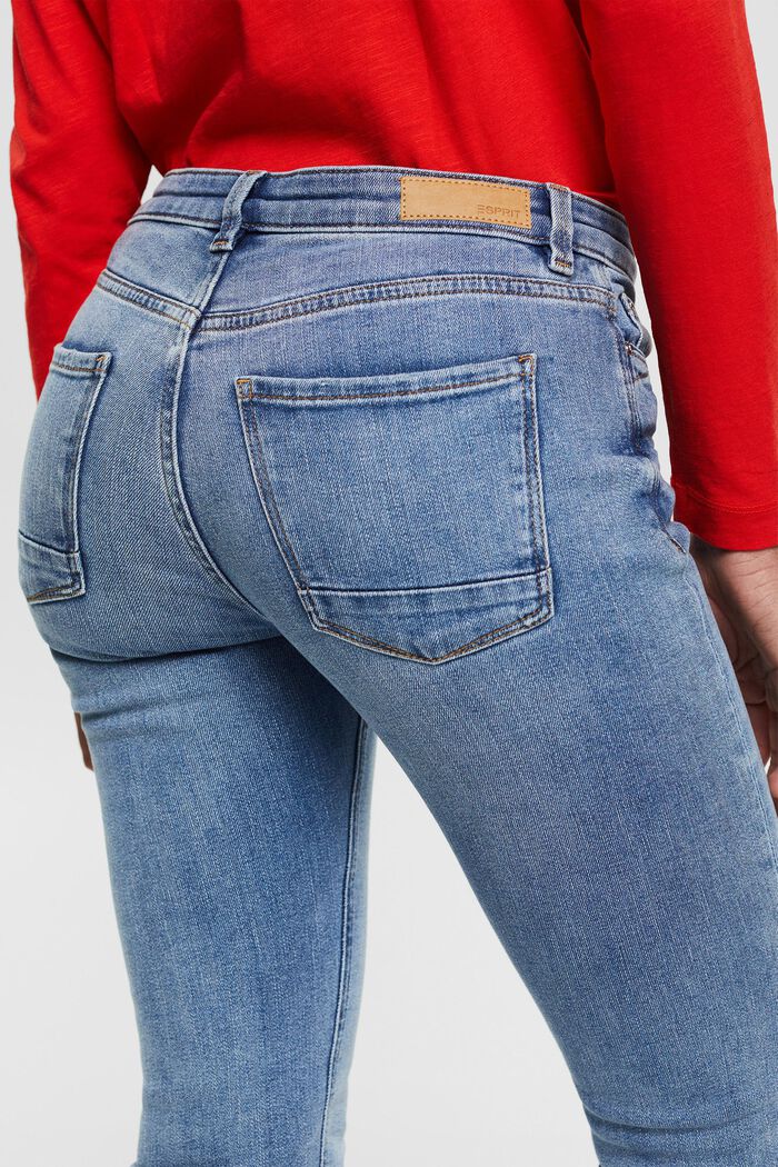 Strečové džíny ze směsi s bio bavlnou, BLUE LIGHT WASHED, detail image number 0