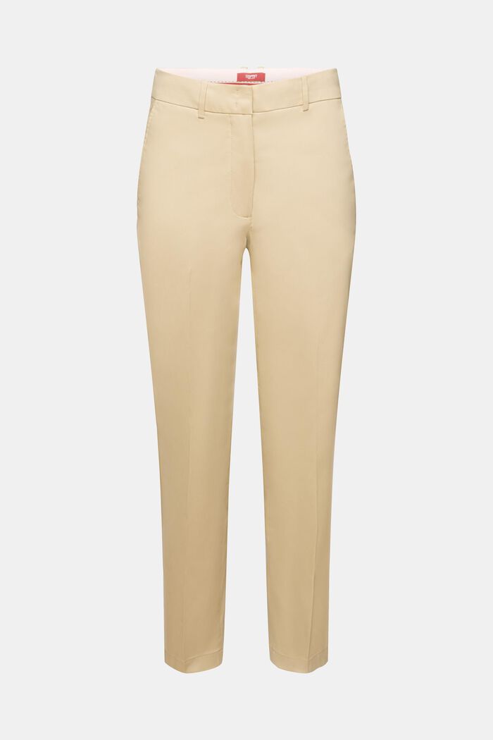 Kalhoty Slim Fit s vysokým pasem, SAND, detail image number 6