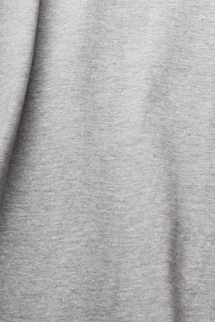 Žerzejové tričko s dlouhým rukávem, LENZING™ ECOVERO™, MEDIUM GREY, detail image number 5