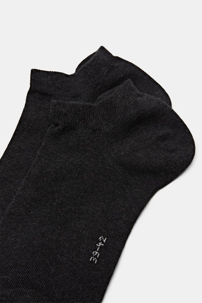 2 páry ponožek, bio bavlna, ANTHRACITE MELANGE, detail image number 2