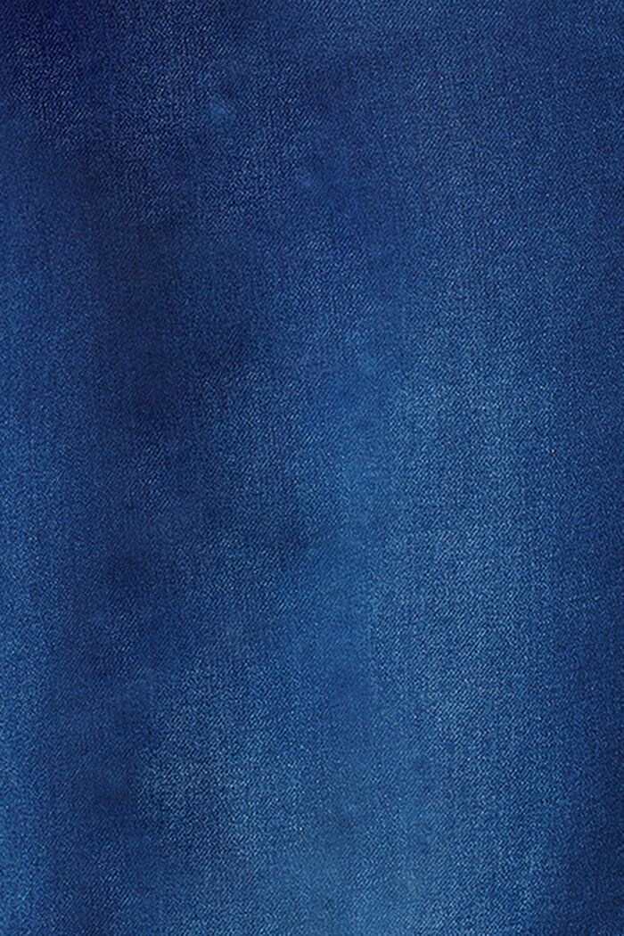 Strečové džíny s pásem nad bříško, DARK WASHED BLUE, detail image number 2