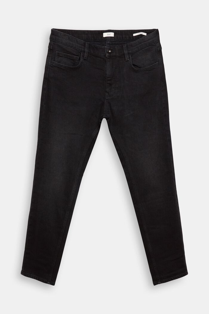 Strečové džíny, BLACK DARK WASHED, overview