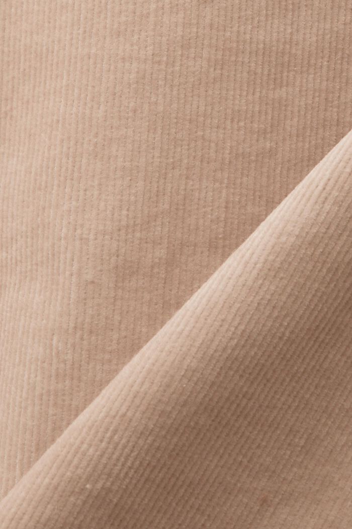 Manšestrová midi sukně, LIGHT TAUPE, detail image number 6